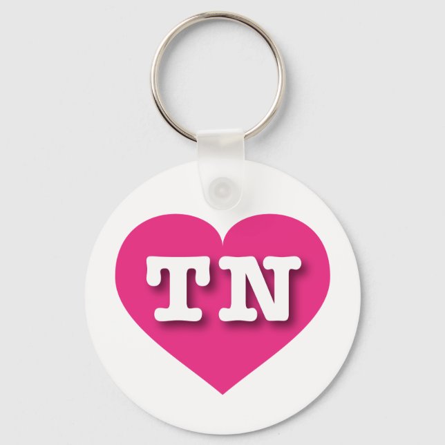 Tennessee Shock rosa Heart - I kärlek TN Nyckelring (Framsida)