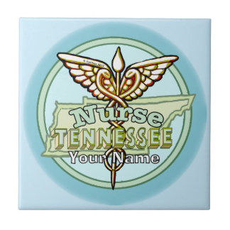 Tennessee Sjuksköterska Caduceus Kakelplatta