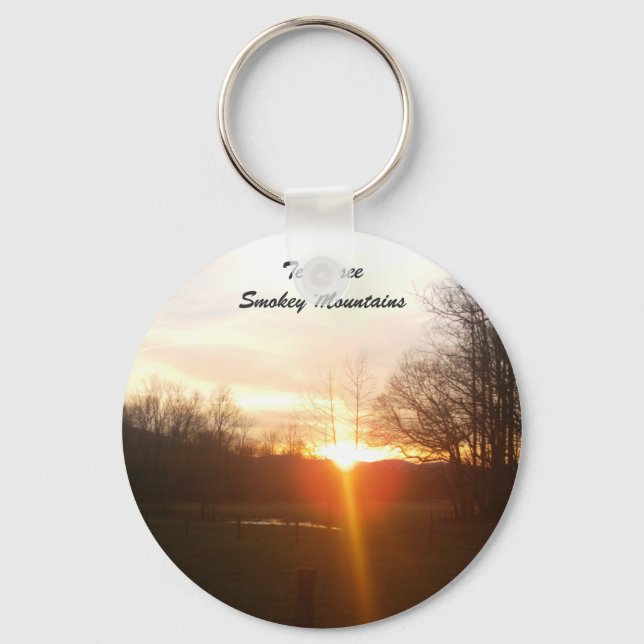 Tennessee Smokey Mountains Keychain Nyckelring (Framsida)