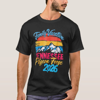 Tennessee Smoky Mountains Family Vacation 2026 Pig T Shirt