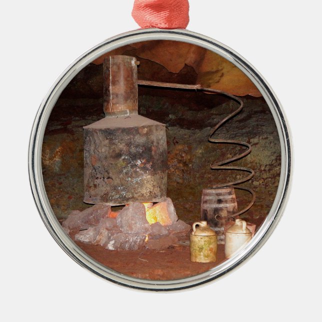 Tennessee spritfabrik julgransprydnad metall (Framsidan)