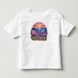 Tennessee State Floral Design T Shirt