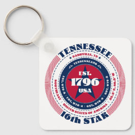 Tennessee State Keychain Nyckelring