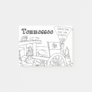 Tennessee State Symbols Volunteer State Bilder Post-it Block