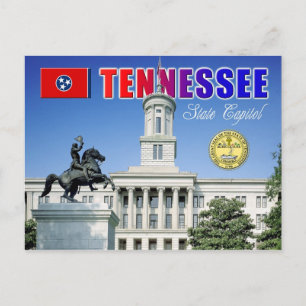 Tennessee-staten Huvudstad i Nashville Vykort