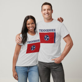 Tennessee Statlig flagga American Apparel T-shirt