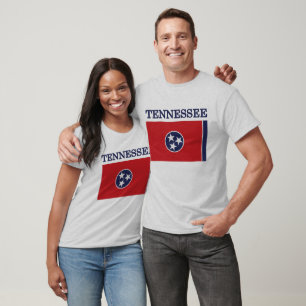 Tennessee Statlig flagga American Apparel T-shirt