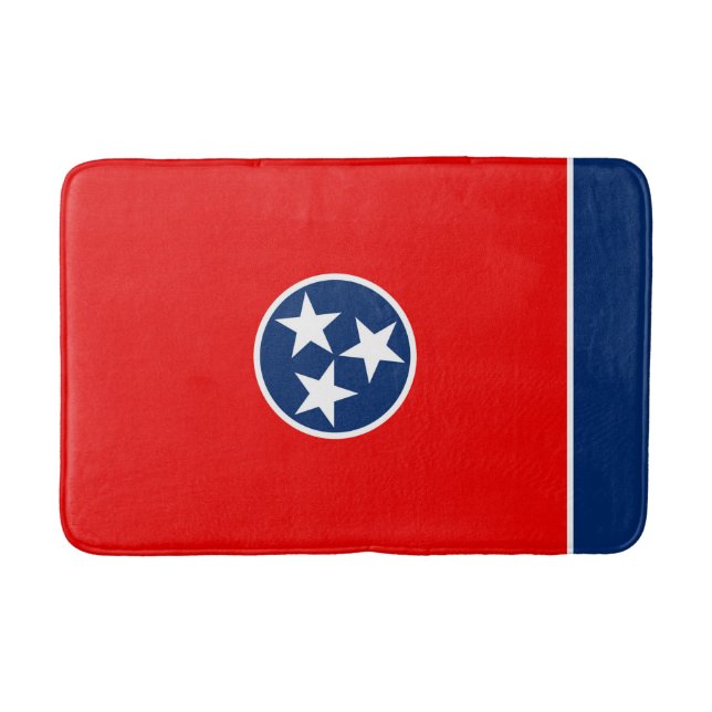Tennessee Statlig flagga Design Badrumsmatta (Framsidan)