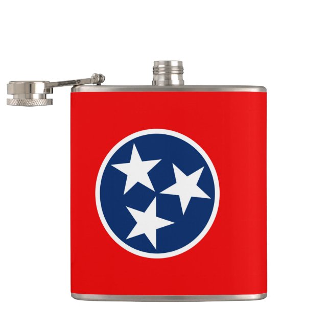 Tennessee Statlig flagga Design Fickplunta (Öppnad)