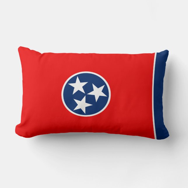 Tennessee Statlig flagga Design Lumbarkudde (Framsida)