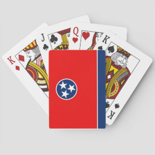 Tennessee Statlig flagga Design Spelkort