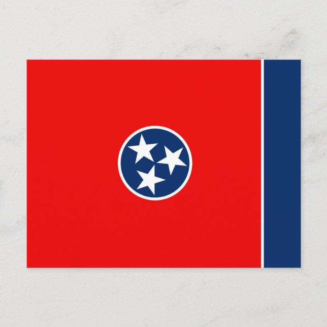 Tennessee Statlig flagga Design Vykort (Framsida)