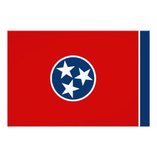 Tennessee Statlig flagga Fototryck