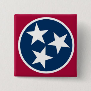 Tennessee statlig flagga knapp