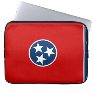 Tennessee statlig flagga laptop fodral