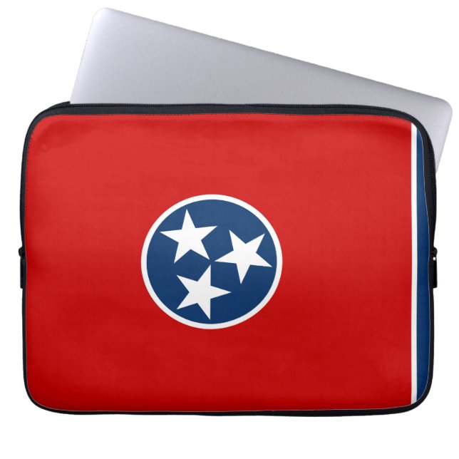 Tennessee statlig flagga laptop fodral (Framsidan)
