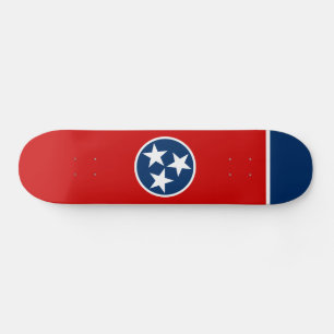 Tennessee Statlig flagga Mini Skateboard Bräda 18,5 Cm