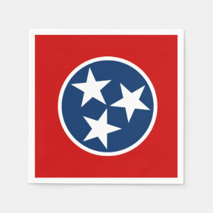 Tennessee statlig flagga pappersservett