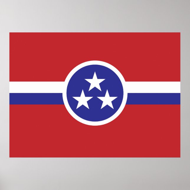 Tennessee Statlig flagga Poster (Framsidan)