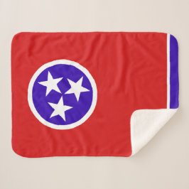 Tennessee Statlig flagga Skriv ut Patriotic