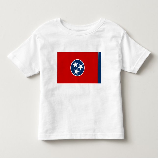 Tennessee Statlig flagga T Shirt (Framsida)