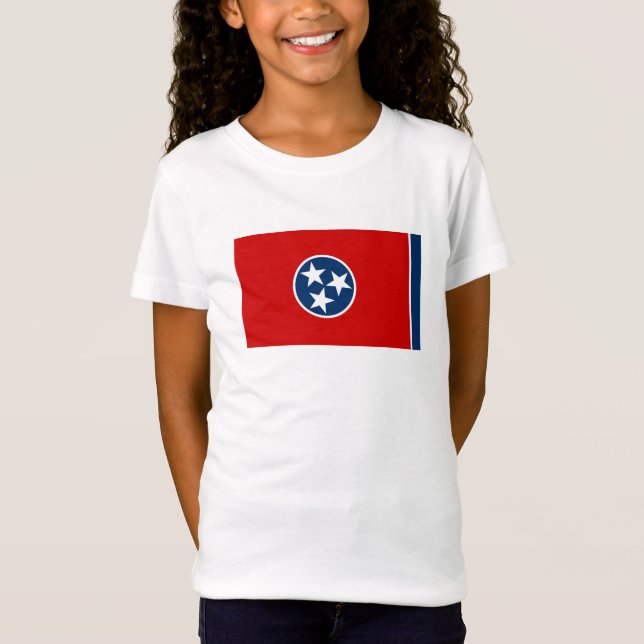 Tennessee Statlig flagga T Shirt (Framsida)
