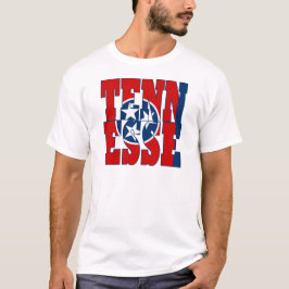 Tennessee statlig flagga t shirt