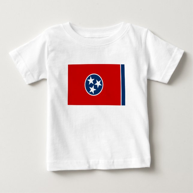 Tennessee Statlig flagga T Shirt (Framsida)