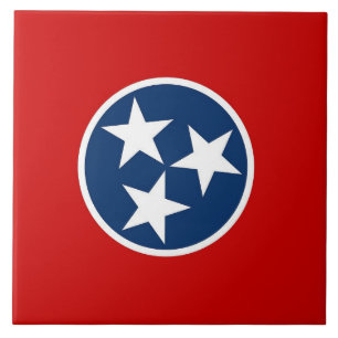 Tennessee Statlig flagga Tile Kakelplatta