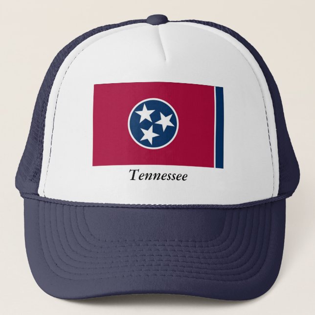 Tennessee statlig flagga truckerkeps (Framsida)