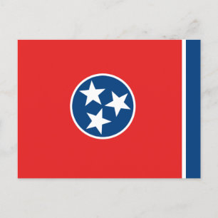Tennessee Statlig flagga Vykort