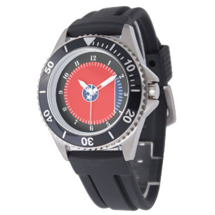Tennessee Statlig flagga Watch Design Armbandsur
