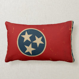 Tennessee statlig flaggaVINTAGE Lumbarkudde