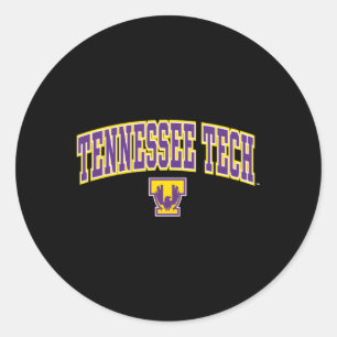 Tennessee Tech Golden Eagles Arch Över Runt Klistermärke
