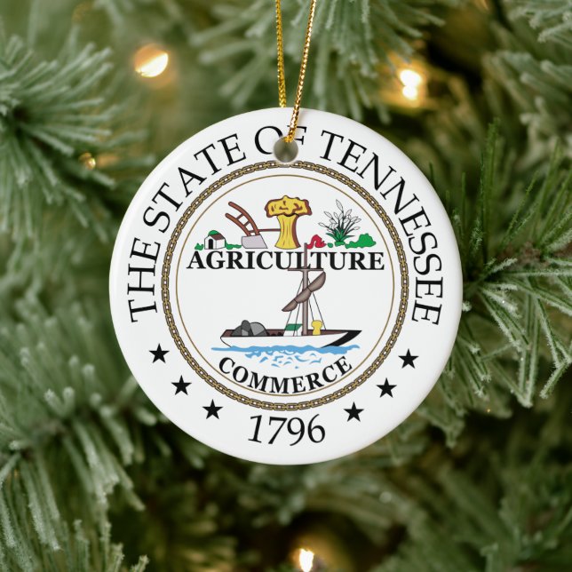 Tennessee-tecken Julgransprydnad Keramik (Träd)