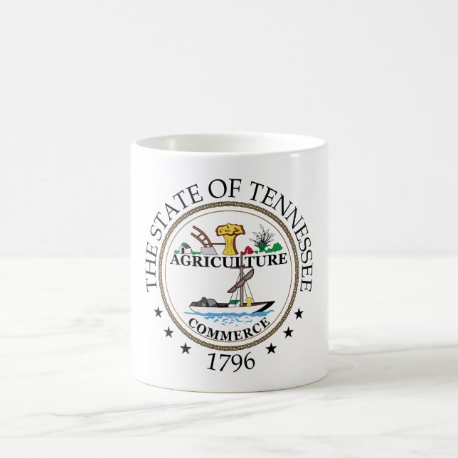 Tennessee-tecken Kaffemugg (Center)