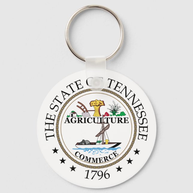 Tennessee-tecken Nyckelring (Framsida)