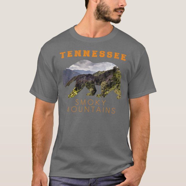 Tennessee Underbara rökiga berg T Shirt (Framsida)