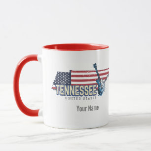 Tennessee United Stater Retro State Vintage USA Mugg