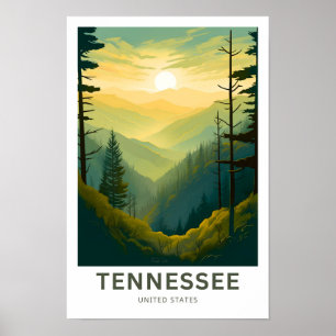 Tennessee United Stater Travel Print Poster