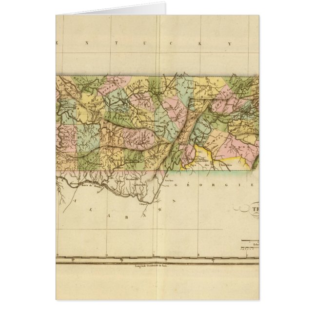 Tennessee US Hälsningskort (Framsidan)