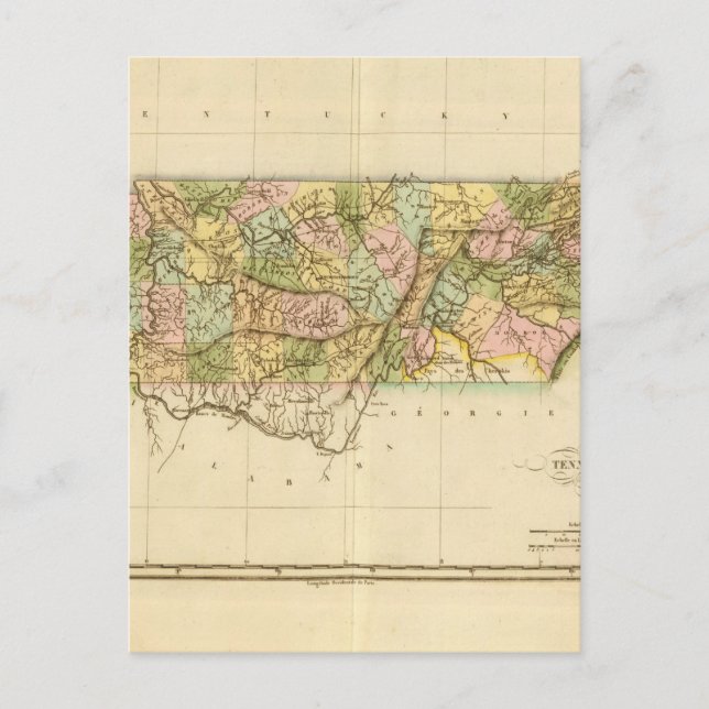 Tennessee US Vykort (Framsida)