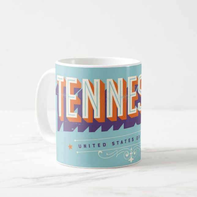 Tennessee USA Mug Kaffemugg (Framsida vänster)