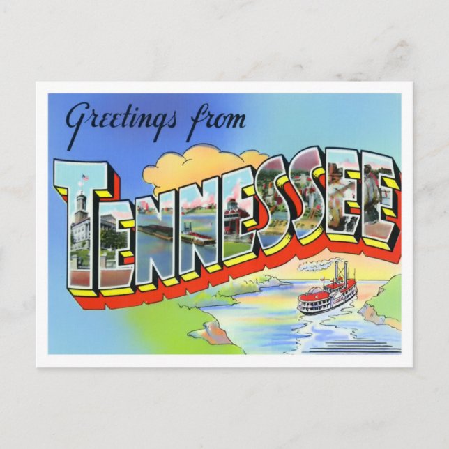 Tennessee Vintage Big Brev vykort (Framsida)
