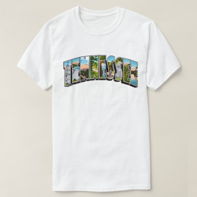 Tennessee Vintage Välkomst T-shirt (Design framsida)