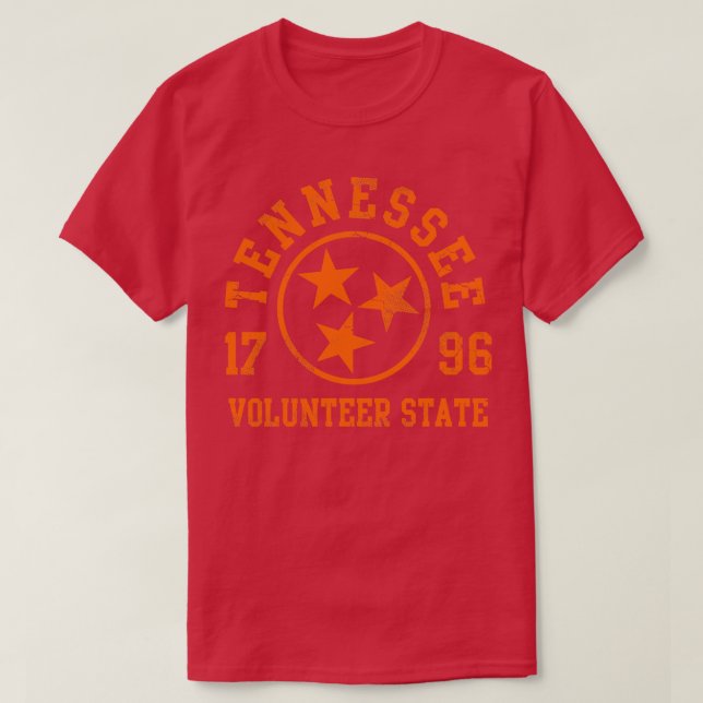 Tennessee Volunteer State 1796 T Shirt (Design framsida)