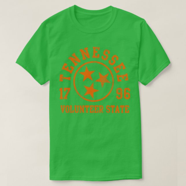 Tennessee Volunteer State 1796 T Shirt (Design framsida)