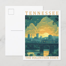 Tennessee Volunteer State USA Travel Ställe Vykort