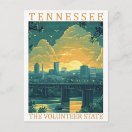 Tennessee Volunteer State USA Travel Ställe Vykort