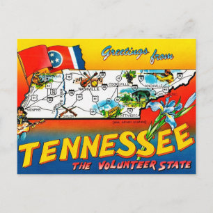 Tennessee Volunteer State Vykort